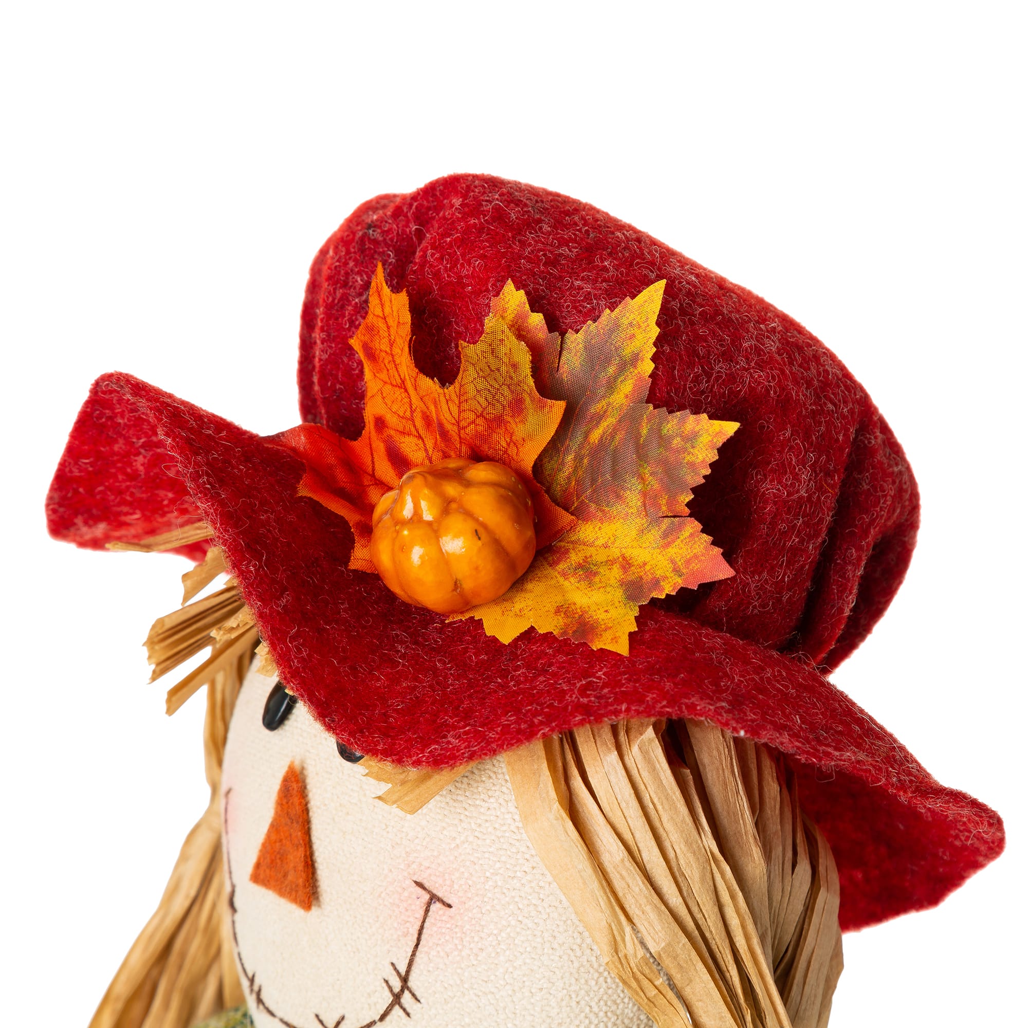 Glitzhome® Fall Fabric Scarecrow Shelf Sitters Set